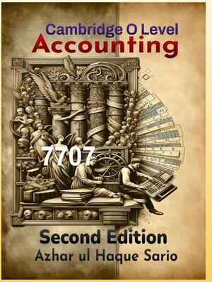 cover image of Cambridge O Level Accounting 7707